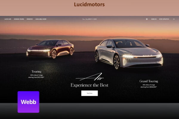 Mẫu thiết kế website ô tô đẹp