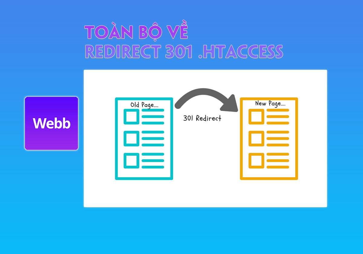 Redirect 301 trong file .htaccess từ trang cũ sang trang mới Redirect 301 trong file .htaccess từ trang cũ sang trang mới
